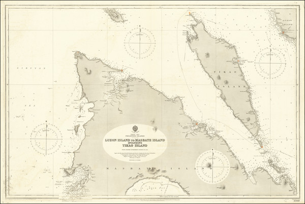 11-Philippines Map By British Admiralty