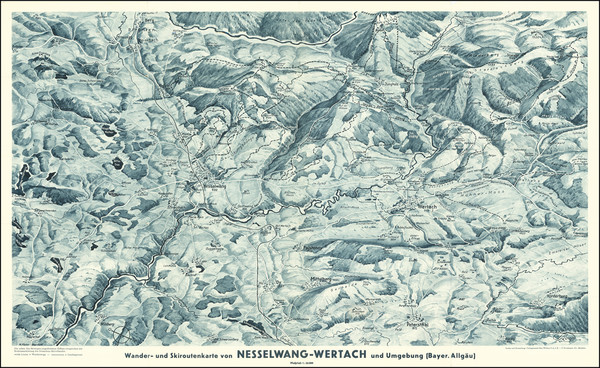 39-Süddeutschland Map By G. Ruep