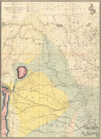 6-Plains, Nebraska, North Dakota, South Dakota, Colorado, Rocky Mountains and Colorado Map By Fer