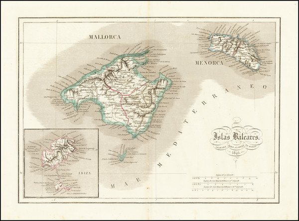 2-Balearic Islands Map By Pablo Alabern y Molas