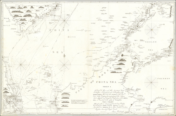 28-Philippines, Singapore and Indonesia Map By James Horsburgh