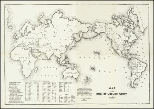 96-World and Utah Map By Vincy R. Barker