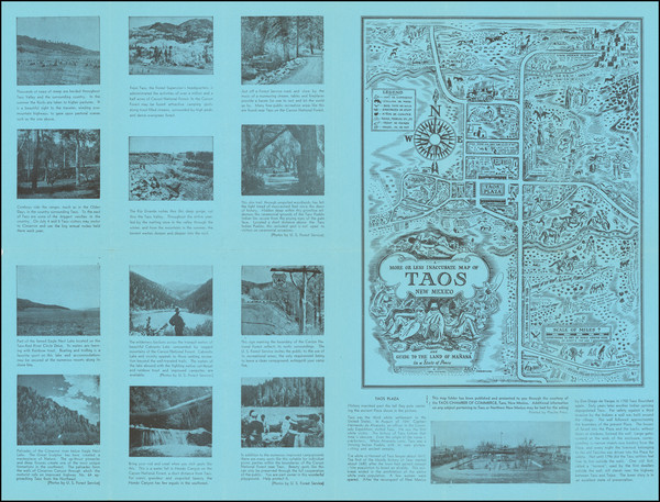 67-New Mexico and Pictorial Maps Map By Ward Lockwood