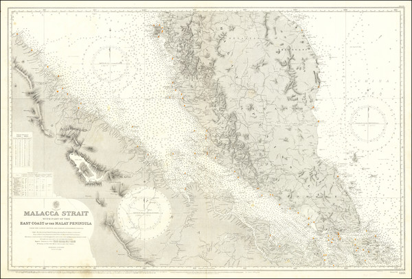 84-Singapore, Indonesia and Malaysia Map By British Admiralty