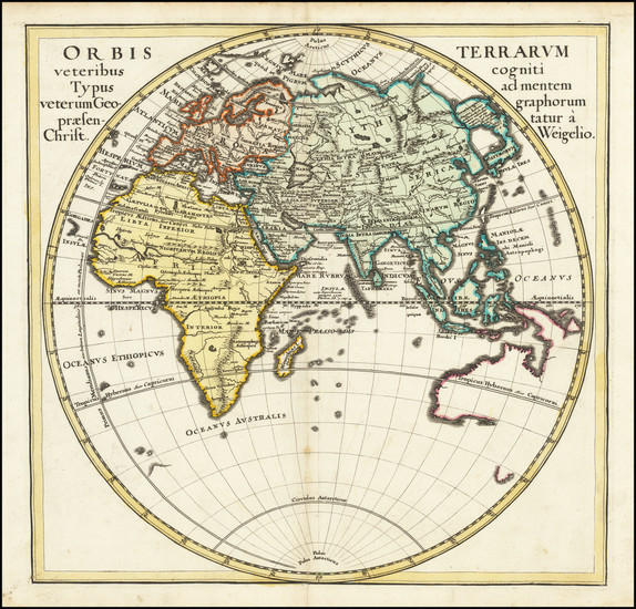 61-Eastern Hemisphere and Australia Map By Christopher Weigel