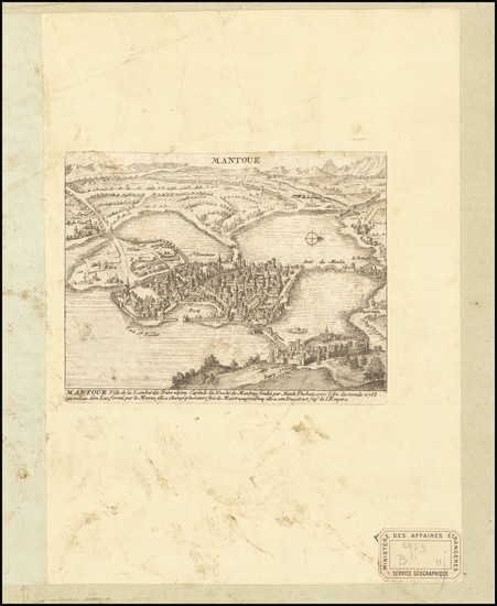 24-Northern Italy Map By François Chéreau