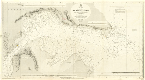 80-Argentina and Chile Map By British Admiralty