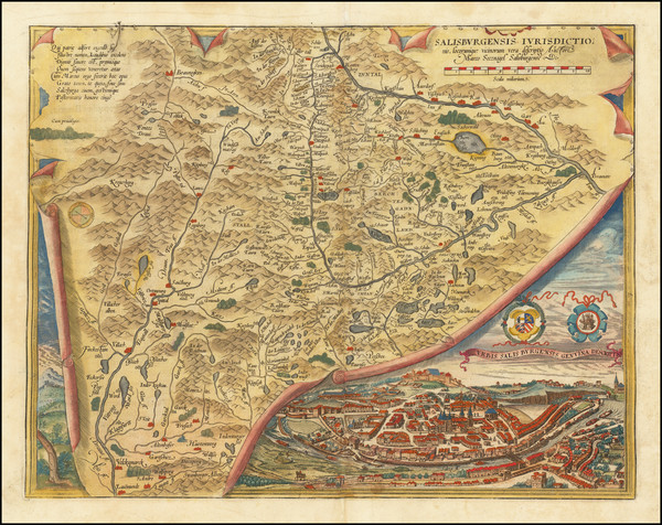 16-Austria Map By Abraham Ortelius