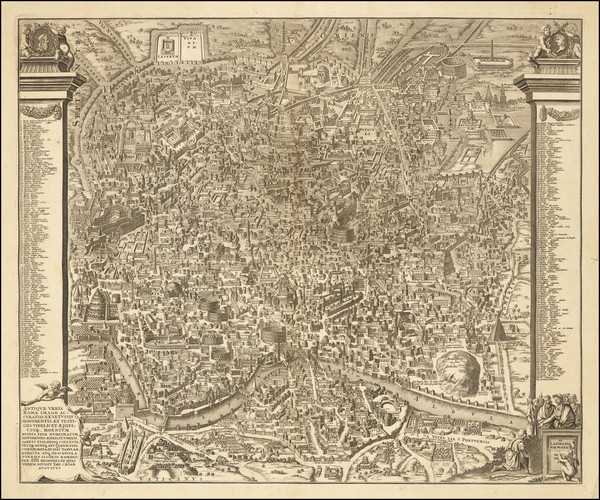 20-Rome Map By Pieter van der Aa