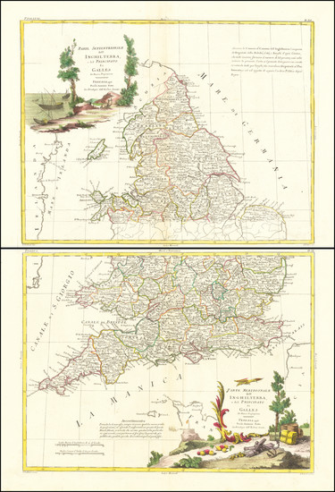 75-England Map By Antonio Zatta