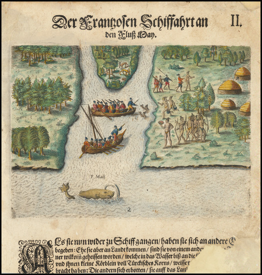 31-Florida Map By Theodor De Bry