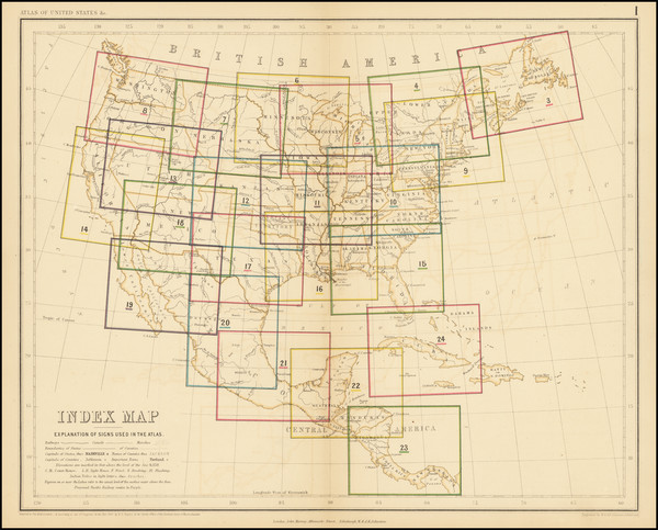 17-United States Map By Henry Darwin Rogers  &  Alexander Keith Johnston