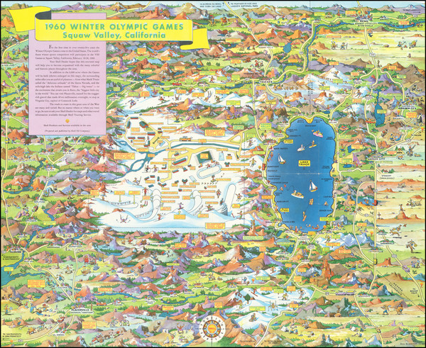 12-Nevada, Pictorial Maps and California Map By Don Bloodgood