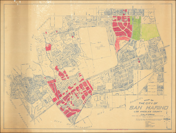 75-Los Angeles and Other California Cities Map By William Chalmers