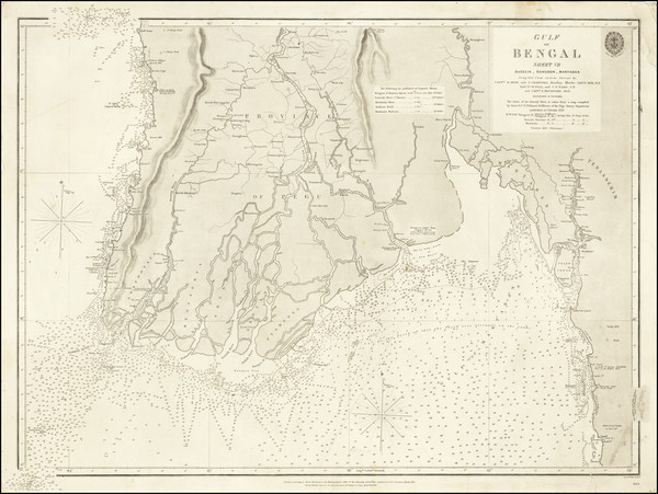 94-Thailand, Cambodia, Vietnam Map By British Admiralty