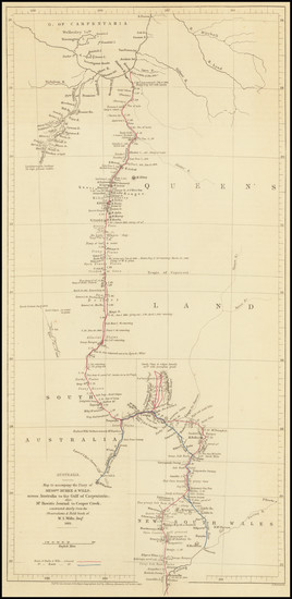 26-Australia Map By Royal Geographical Society