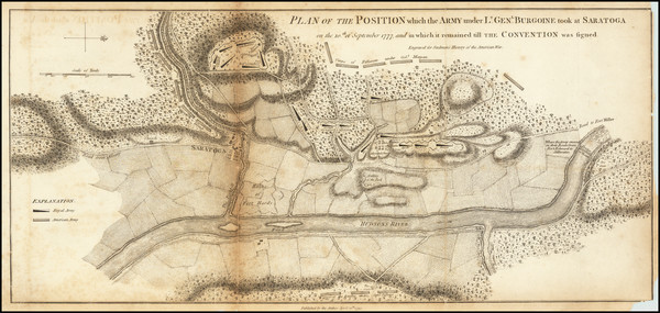 77-New York State and American Revolution Map By Charles Stedman / William Faden