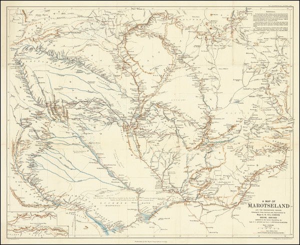 32-South Africa Map By Royal Geographical Society