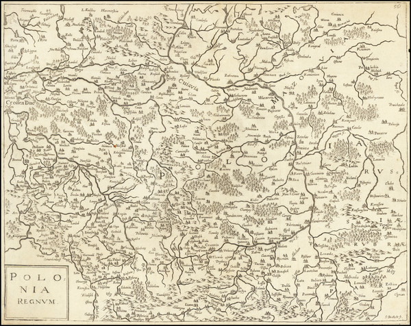 16-Poland Map By Gaspar Bouttats