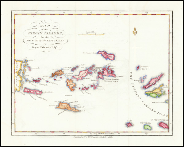 98-Virgin Islands Map By Bryan Edwards
