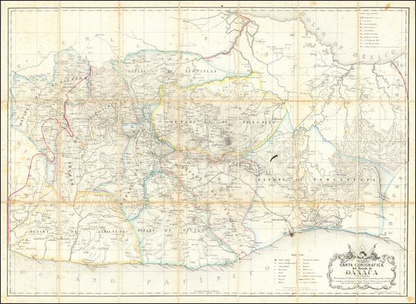 63-Mexico Map By C. Manuel Ortega