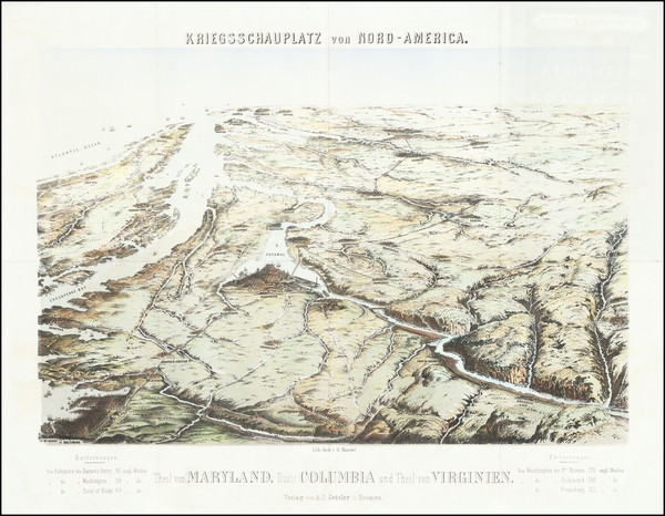 31-Washington, D.C., Maryland, Delaware and Virginia Map By A.D. Geisler