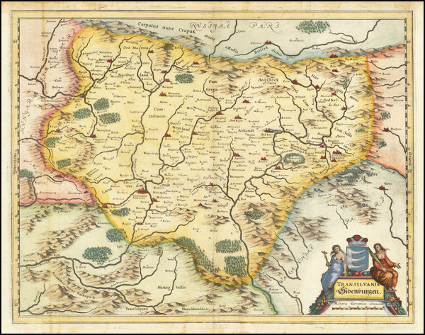 14-Romania Map By Matheus Merian