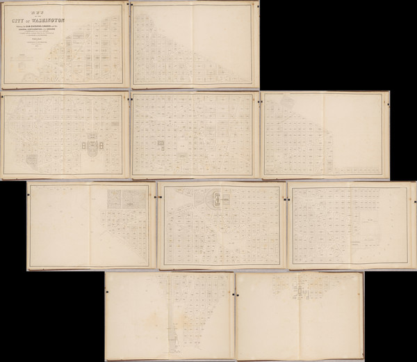 85-Washington, D.C. Map By Joseph Enthoffer / A. Bastert / P.H. Donegan