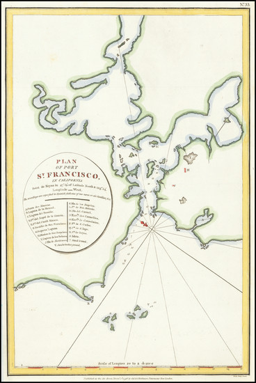 30-San Francisco & Bay Area Map By Jean Francois Galaup de La Perouse / G. Robinson