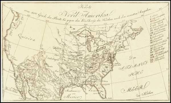 66-United States Map By Eberhard August Wilhelm von Zimmermann
