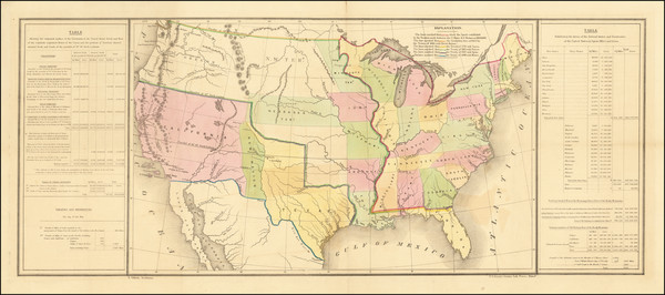 61-United States Map By E. Gilman