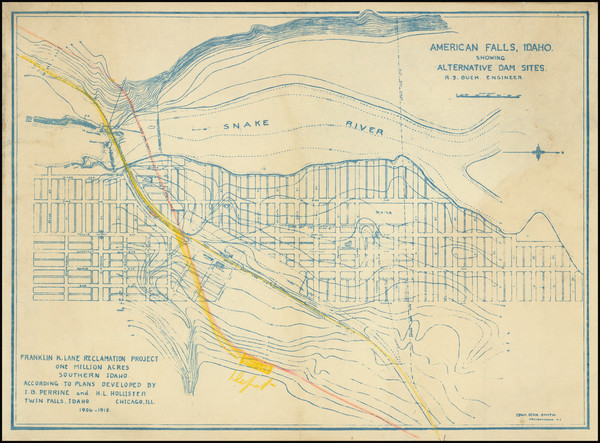 10-Idaho Map By Edna Dean Smith