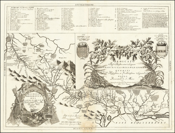 81-France Map By Vincenzo Maria Coronelli