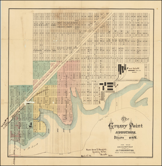 86-Minnesota Map By Robert A. Welcke