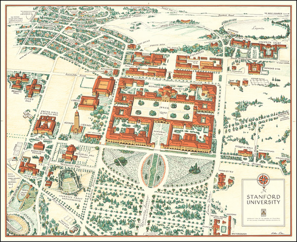 14-Pictorial Maps, California and San Francisco & Bay Area Map By Arthur Lites