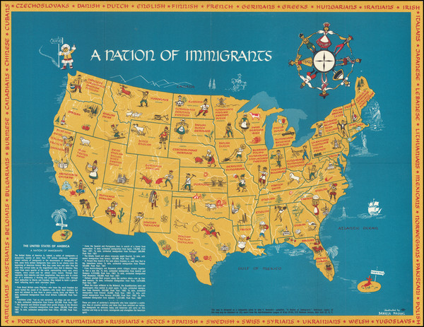 66-United States and Pictorial Maps Map By Daniela Passal