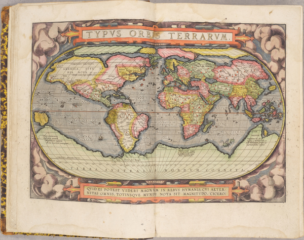 25-Atlases Map By Abraham Ortelius  &  Cornelis Claesz