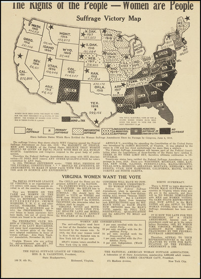 82-United States and Virginia Map By 