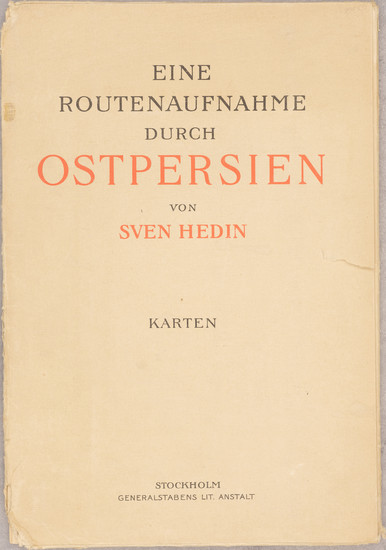 90-Persia & Iraq Map By Hedin Sven
