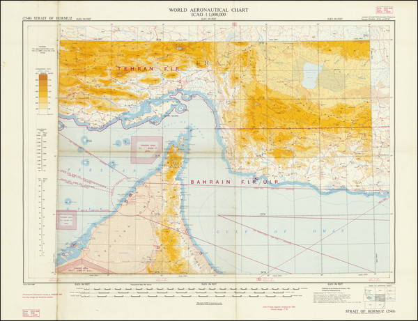 80-Middle East and Arabian Peninsula Map By Ordinance Survey Office