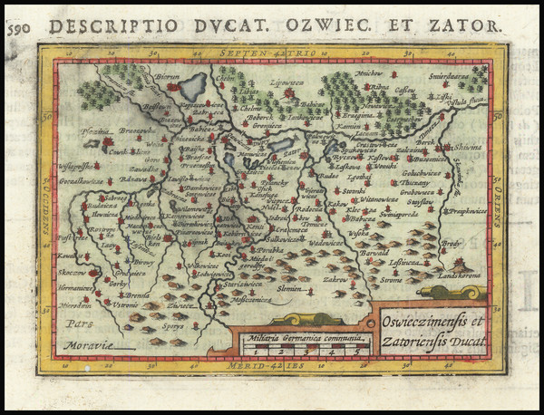 95-Poland Map By Jodocus Hondius