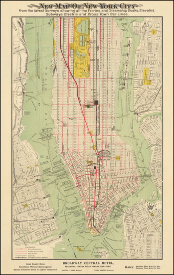 75-New York City Map By 