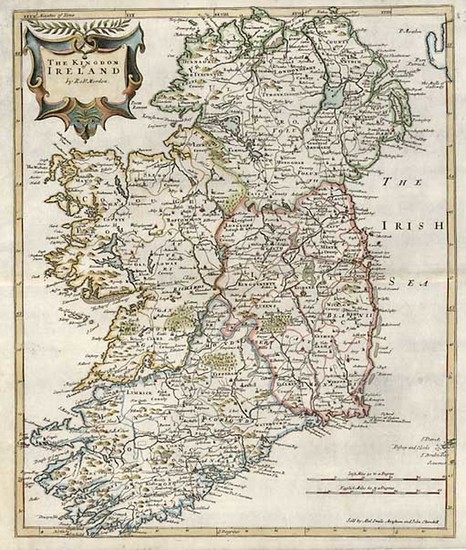 87-Ireland Map By Robert Morden