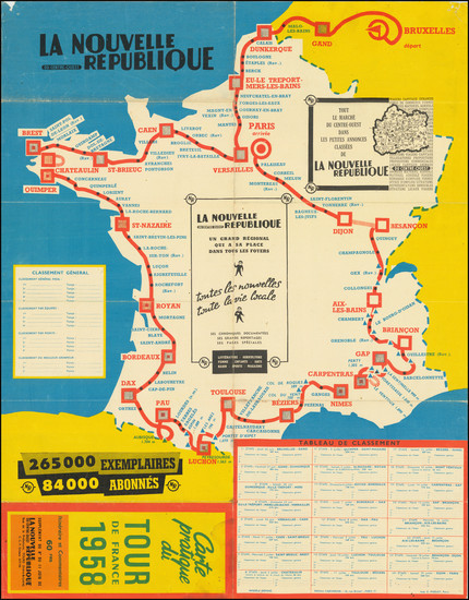 21-France and Pictorial Maps Map By 