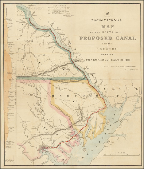 67-Pennsylvania and Maryland Map By Fielding Lucas Jr.