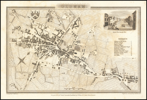 9-England and British Counties Map By Edward Baines