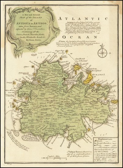 87-Other Islands Map By Emanuel Bowen