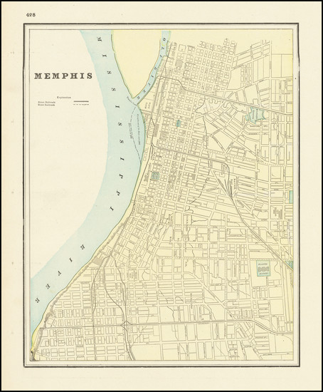 23-Tennessee Map By George F. Cram