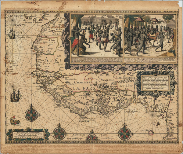 3-Africa and West Africa Map By Carel Allard