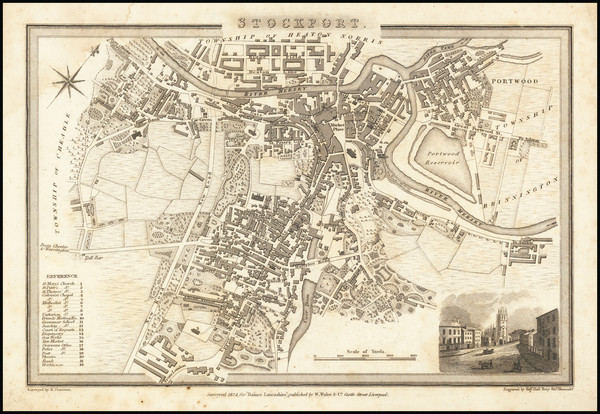 3-British Counties Map By Sidney Hall